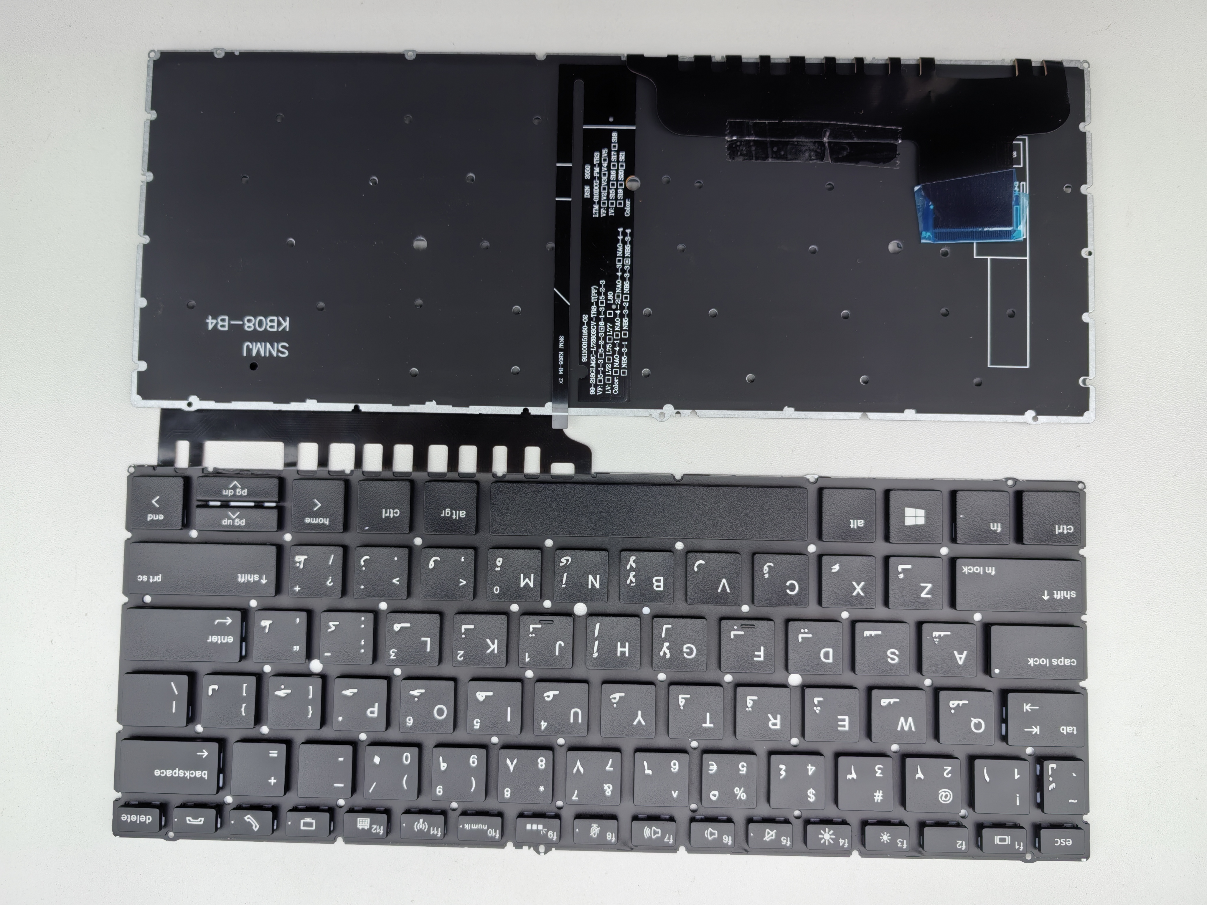 Picture of New Replacement Laptop Keyboard For HP 830G6/zhan X13 G2/X360 830G6 BLACK Backlit (OEM) AR Layout